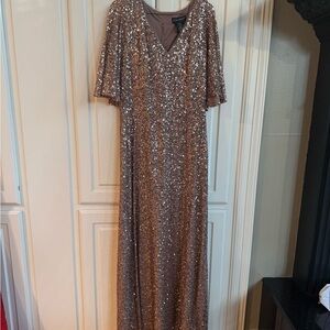 Cachet Bronze Sequin Dress